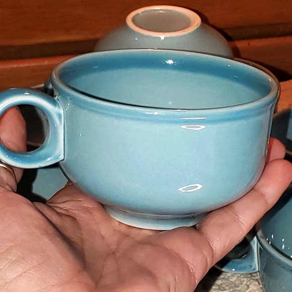 Vintage Ceramic Coffee Cups Set (8) - Picture 9 of 12